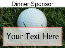 Dinner Sponsor Ball in grass
