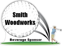 Beverage Sponsor Golf Swing Shaped Sign