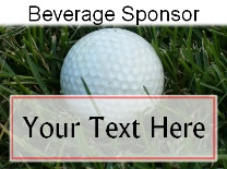 Beverage Sponsor Ball in grass