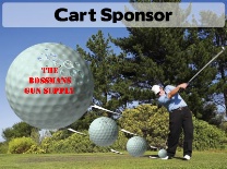 Cart Sponsor Golf Swing