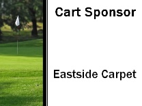 Cart Sponsor Flag In Grass