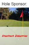 Step Stakes with Golf Flag in Close