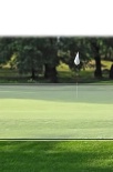 Blank Golf Flag in Hole