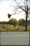 Blank Golf Red Flag